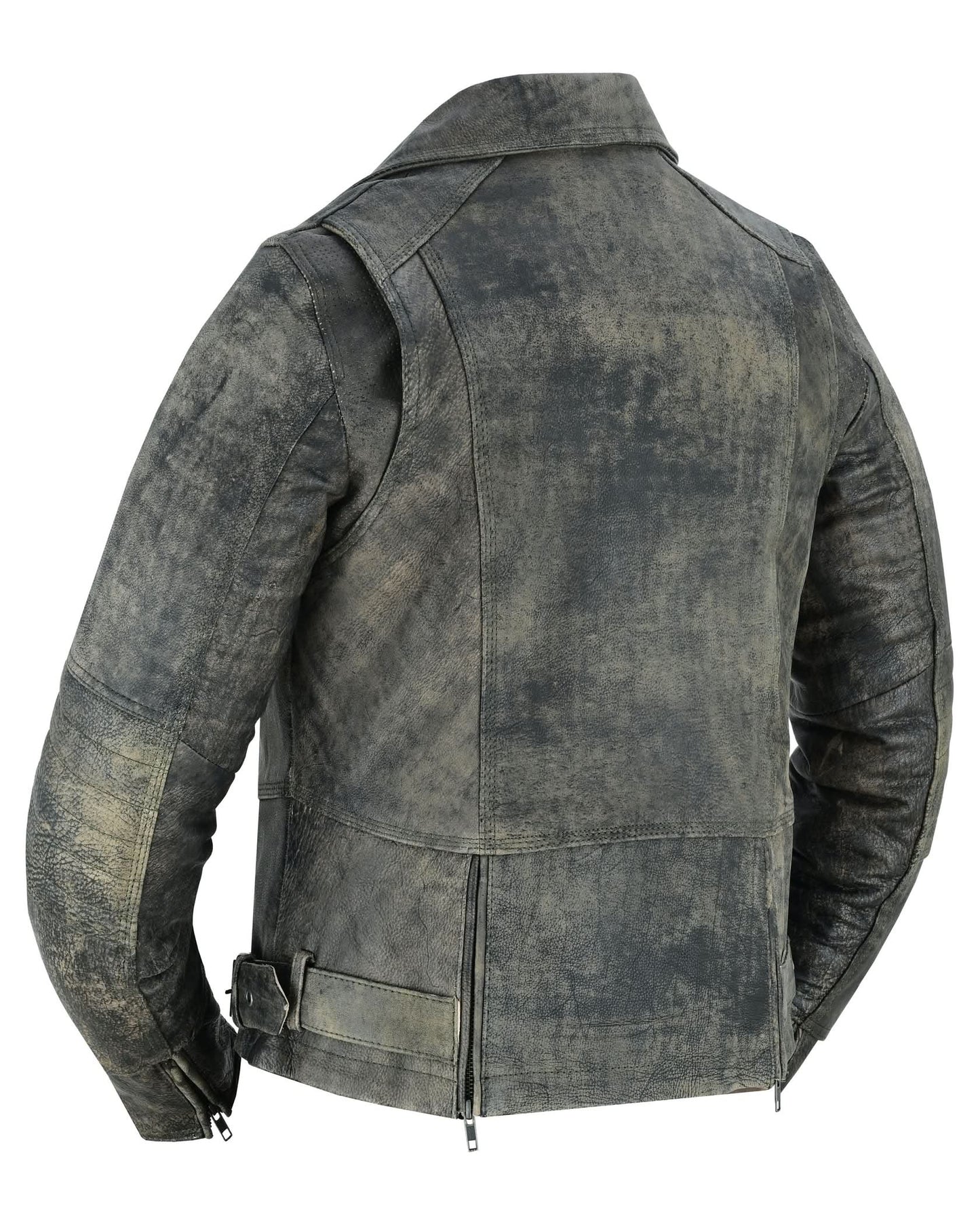Women's Brown Women's Leather Motorcycle Riding Jacket- Shen Antique