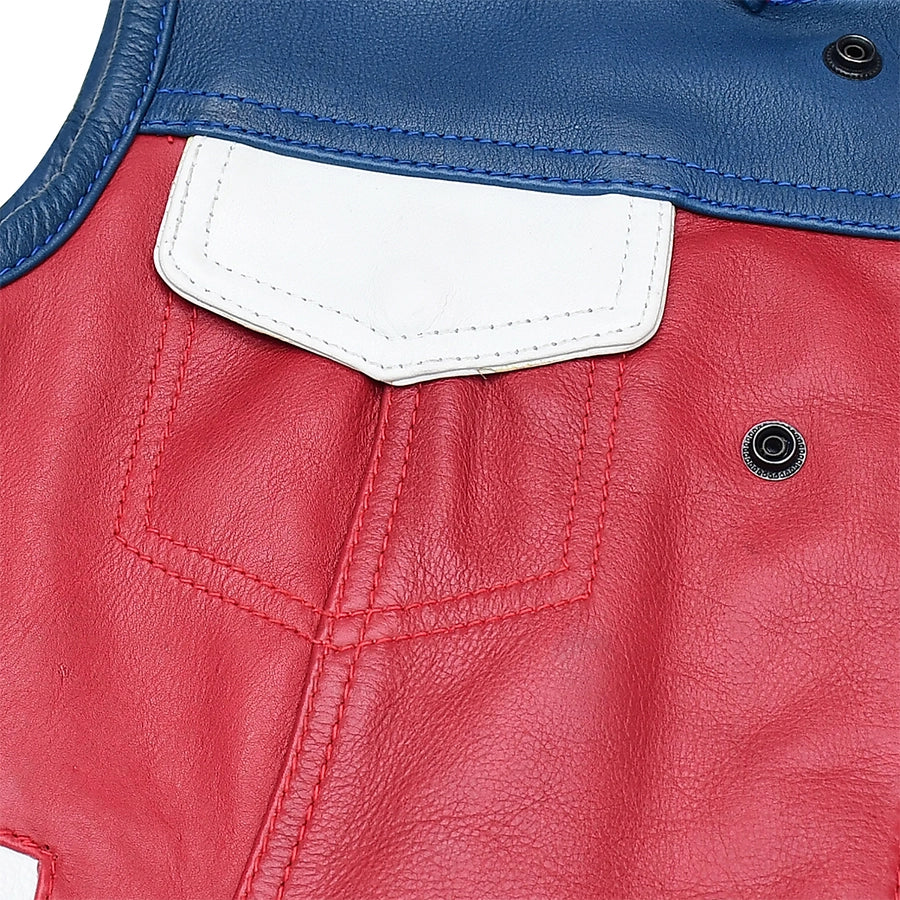 Women's Motorcycle Leather Vest Freedom Belle