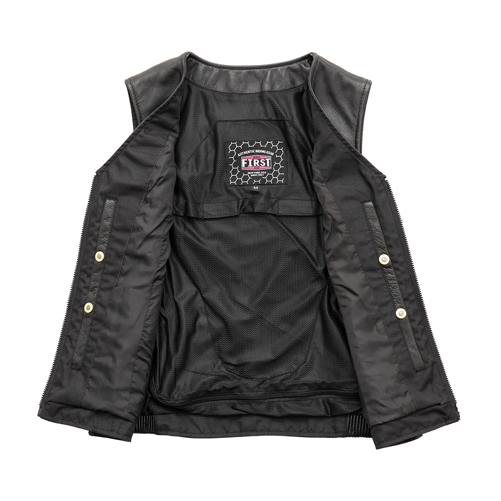 Women's "Diana" Motorcycle Leather Vest