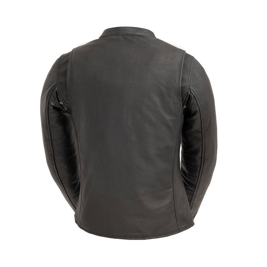 Women's Motorcycle Leather Riding Jacket- "Flashback"