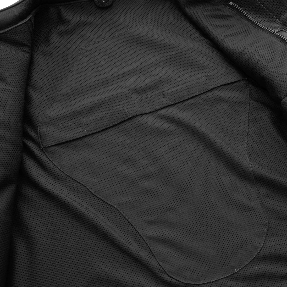 Men's Leather Vest- Lowrider Perforated