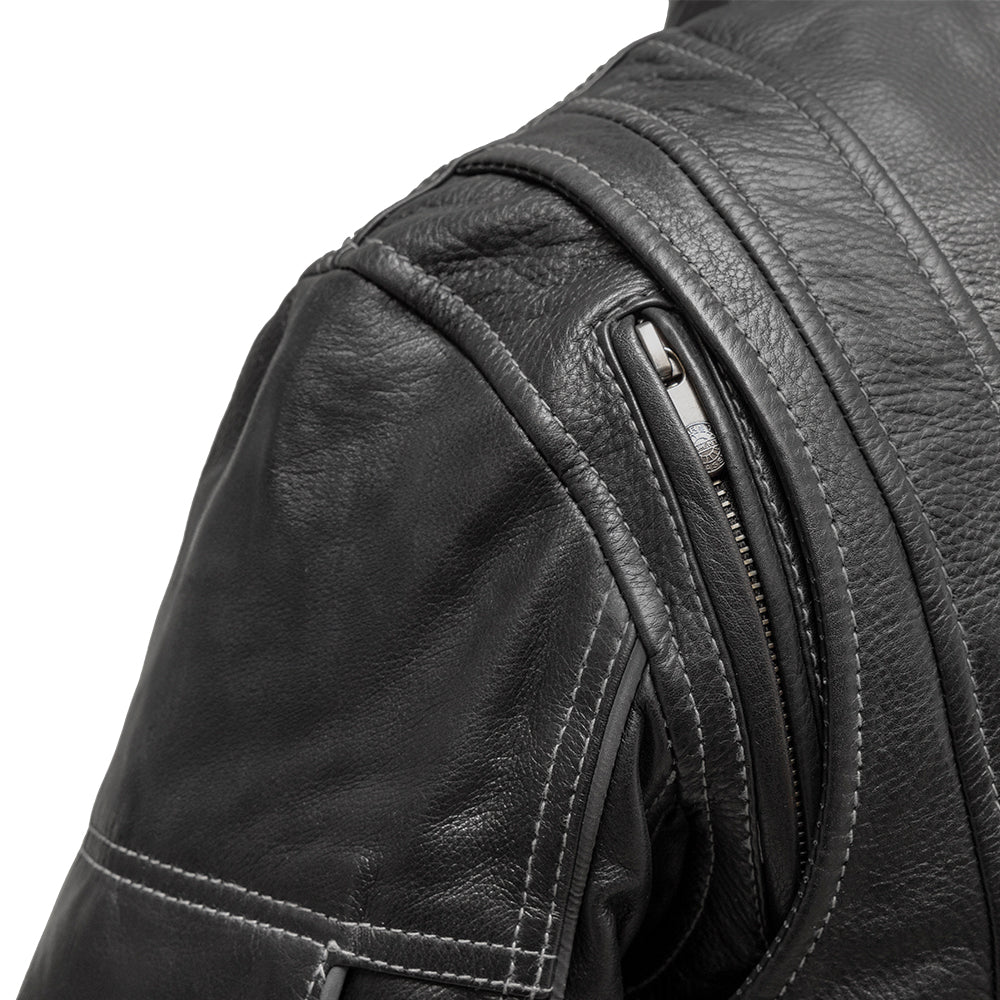 Women's Motorcycle Leather Jacket- "Outlander"