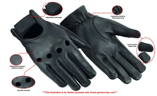 Men's Deerskin Driving Glove, unlined