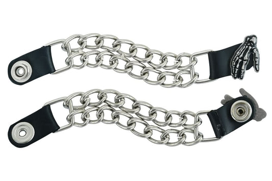 PKV164D Vest Extender - Skeleton Hand Reversable