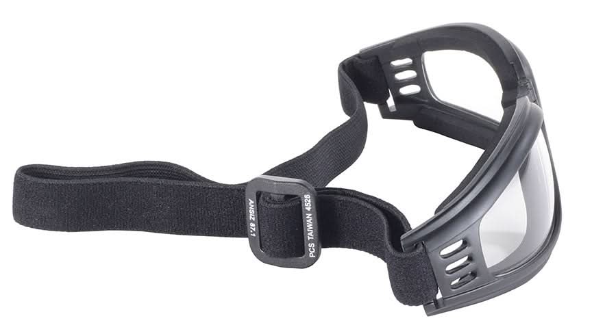 Nomad Goggle, Black Frame with Clear Lens "4525"
