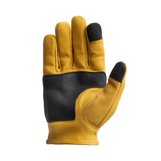 Men's Roper DBL Palm Motorcycle Leather Gloves