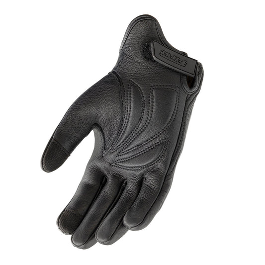 Men's "Rumble" Deer Skin Motorcycle Riding Gloves