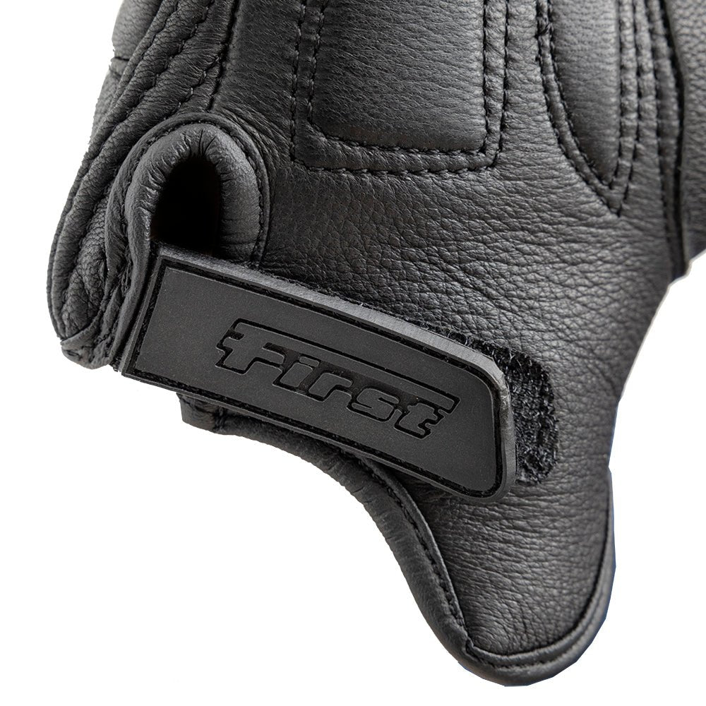 Men's "Rumble" Deer Skin Motorcycle Riding Gloves