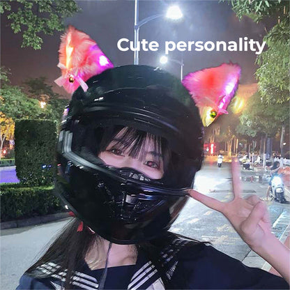 Glow Cat Ears Helmet Decor