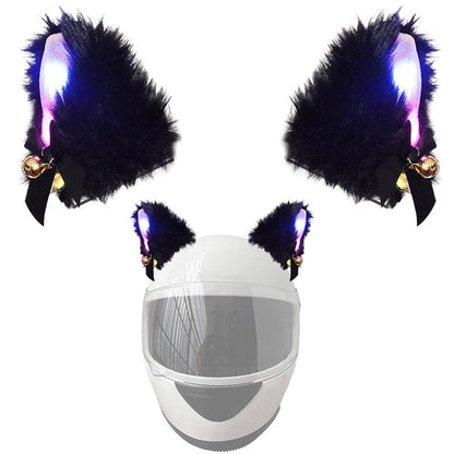 Glow Cat Ears Helmet Decor