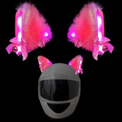 Glow Cat Ears Helmet Decor