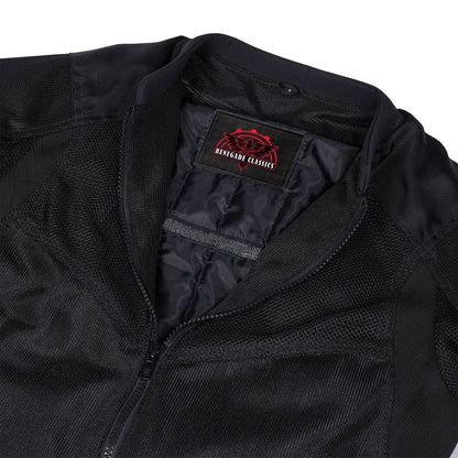 Women's Sporty Mesh Jacket- Race Wave