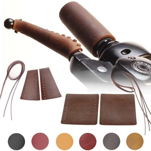 Vintage Motorcycle Handlebar Leather Cover
