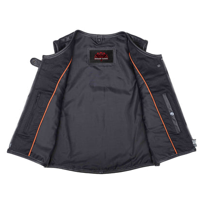 Women's Premium Leather SWAT Team Style Vest