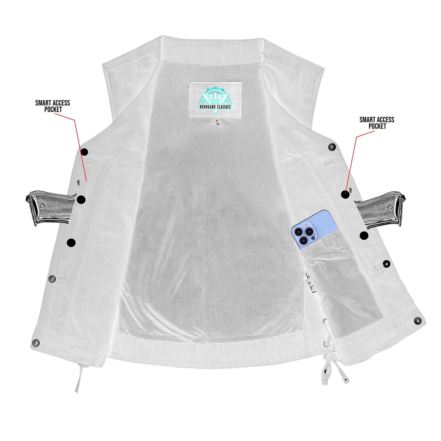 Women's Denim western vest