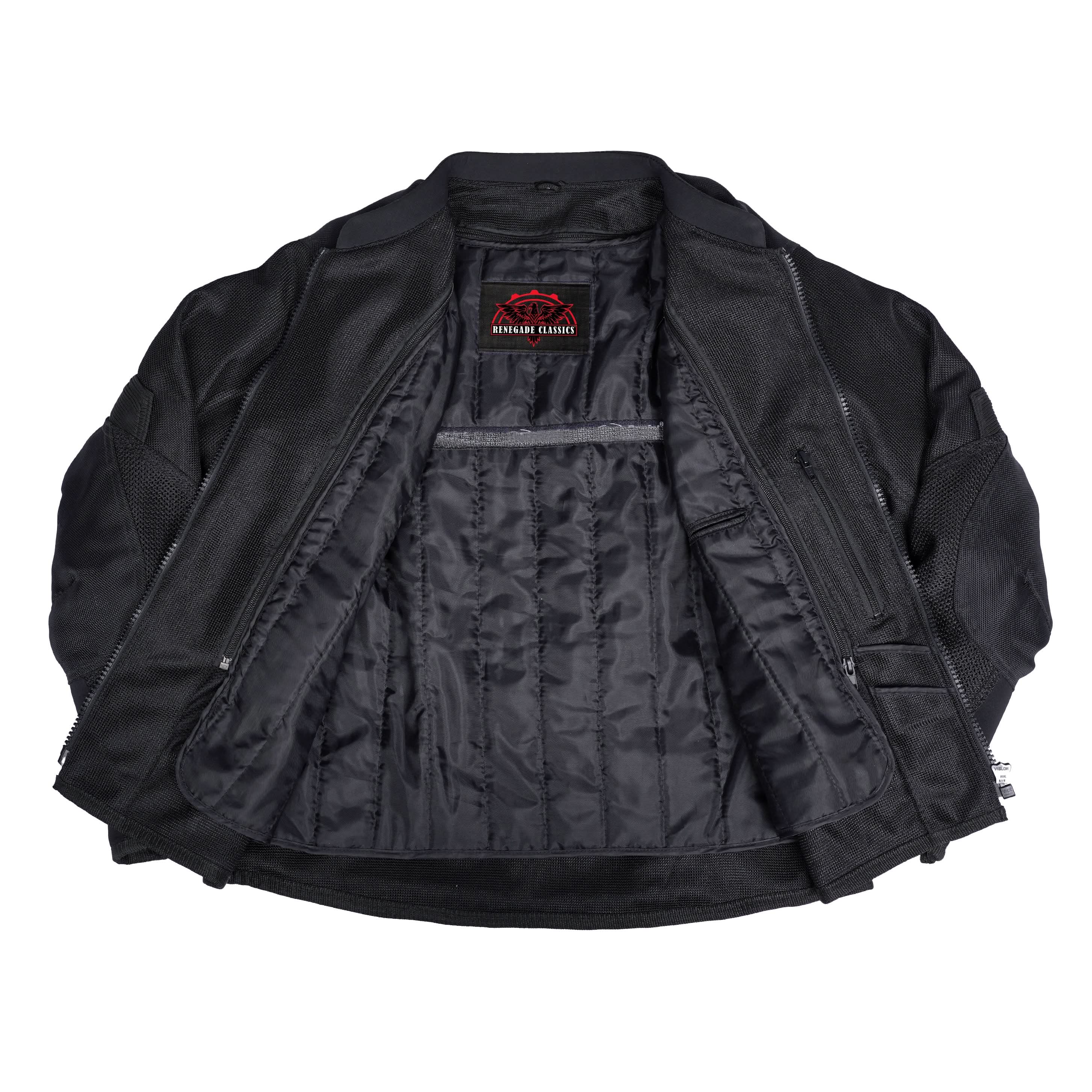 Women's Sporty Mesh Jacket- Race Wave