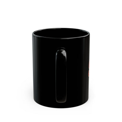 Rider's Gear Black Ceramic Mug — Retro Motorcycle Coffee Cup (11oz, 15oz)