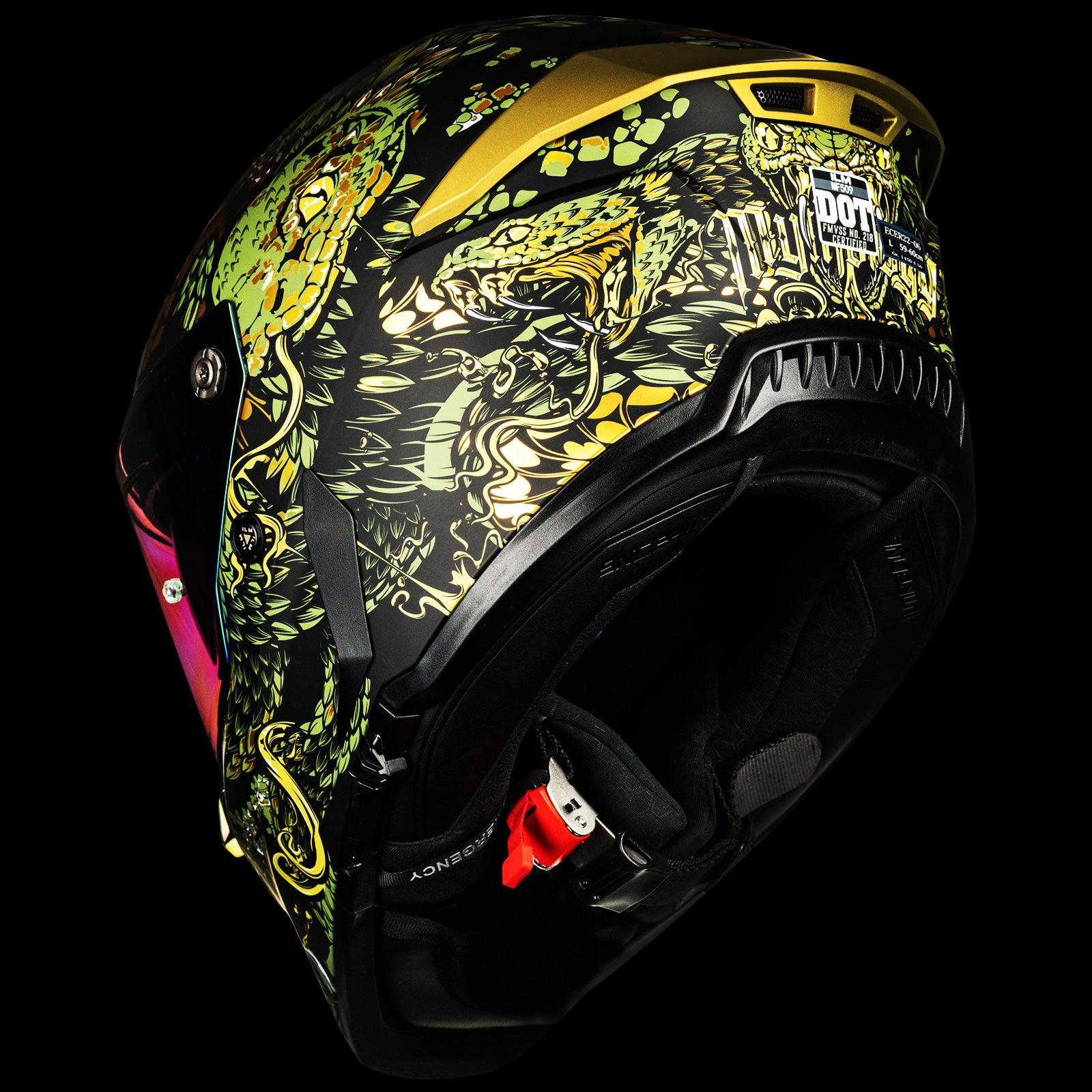 ILM Full Face Motorcycle Helmets Racing Helmet Model MF509