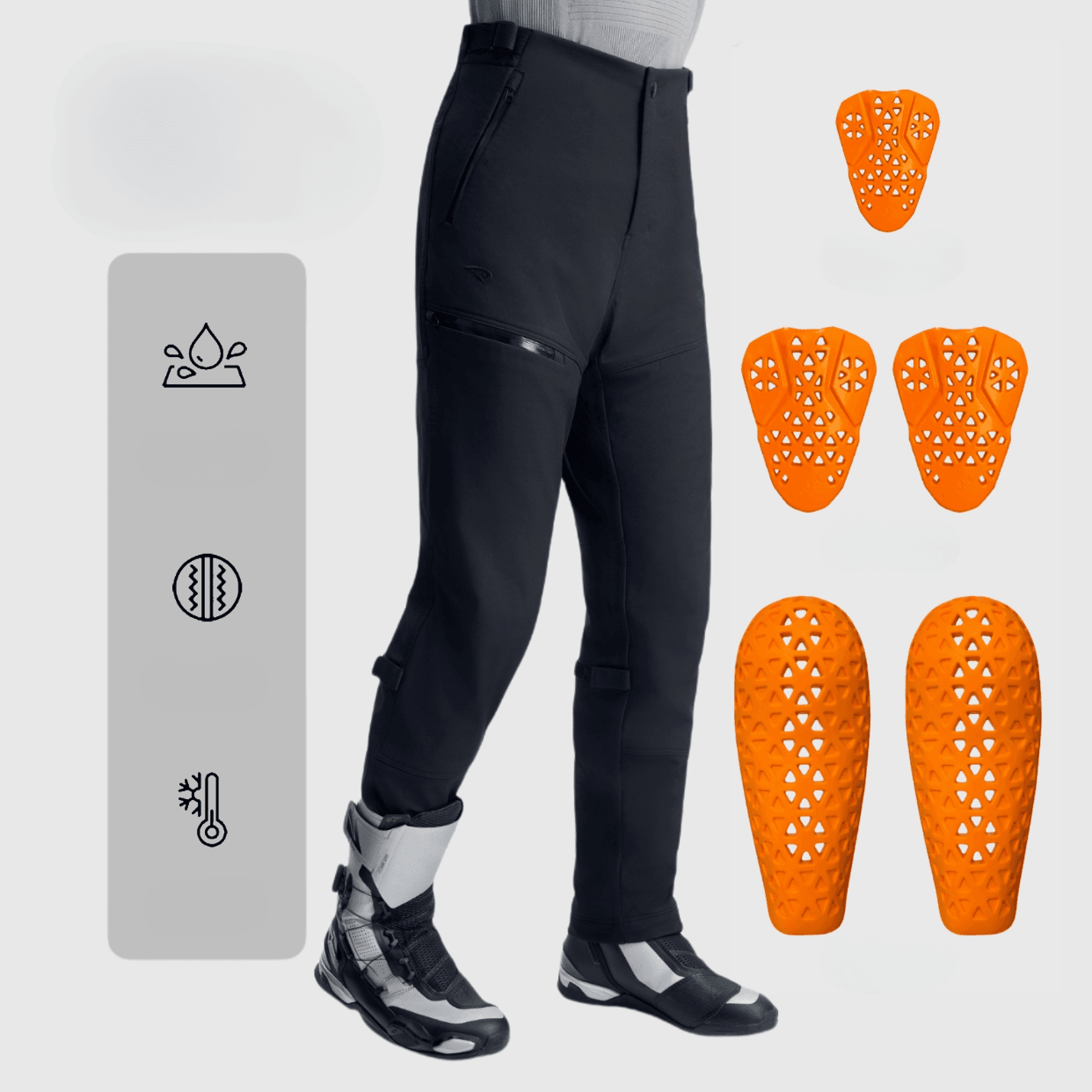 ASOBRO™ Wind & Waterproof D3O Protection Motorcycle Pants