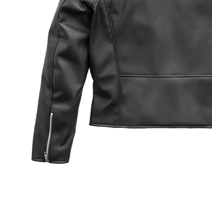 Women's Vegan Leather Motorcycle Riding Jacket- "Cassandra"