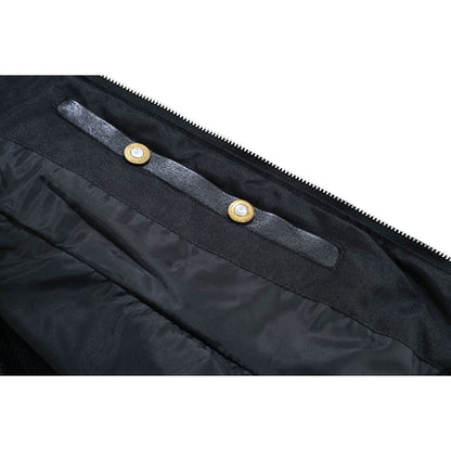 Women's Studded Leather Motorcycle Vest- Lined