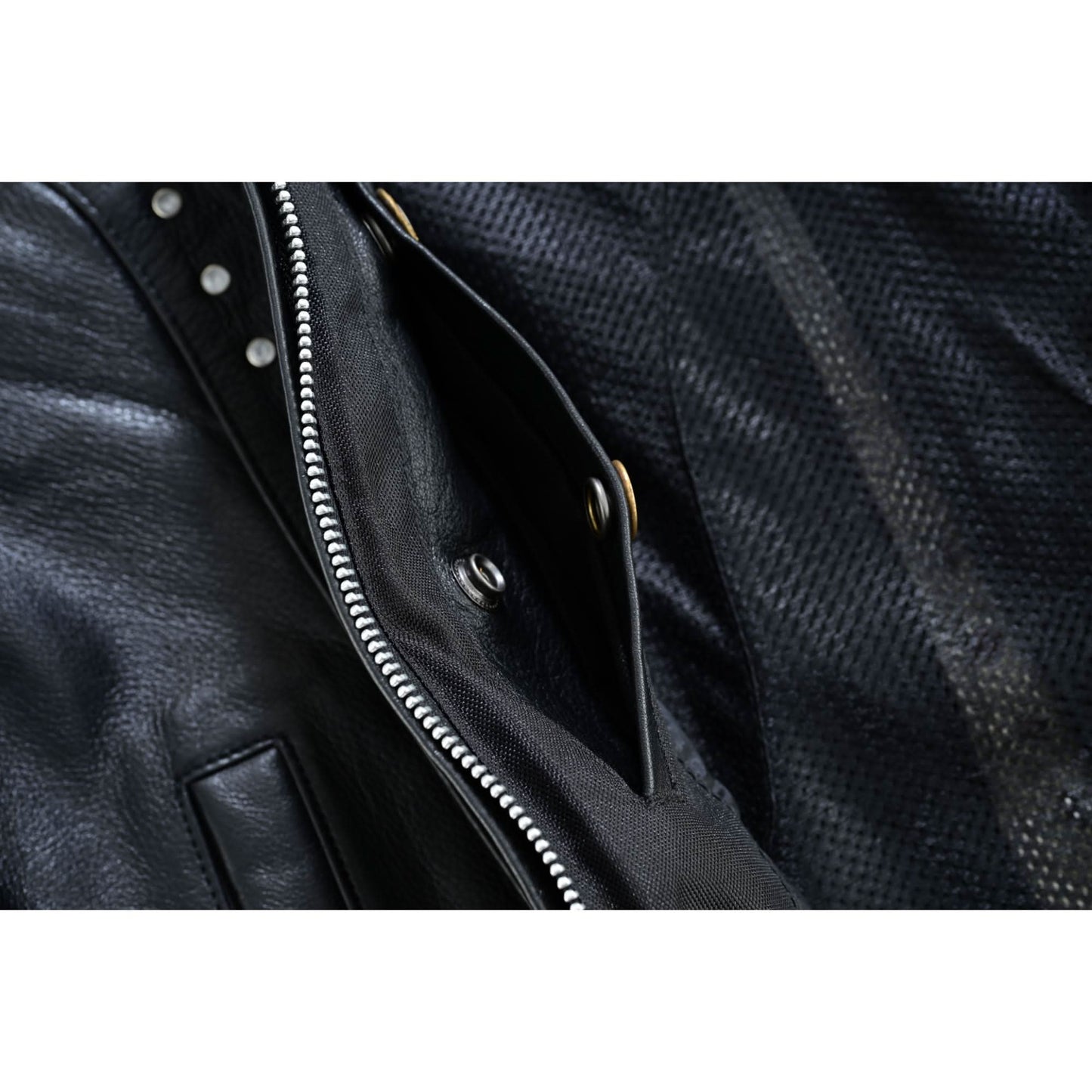 Women's Studded Leather Motorcycle Vest- Lined