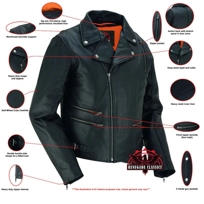 Women's Updated Stylish/Fashion Leather Jacket