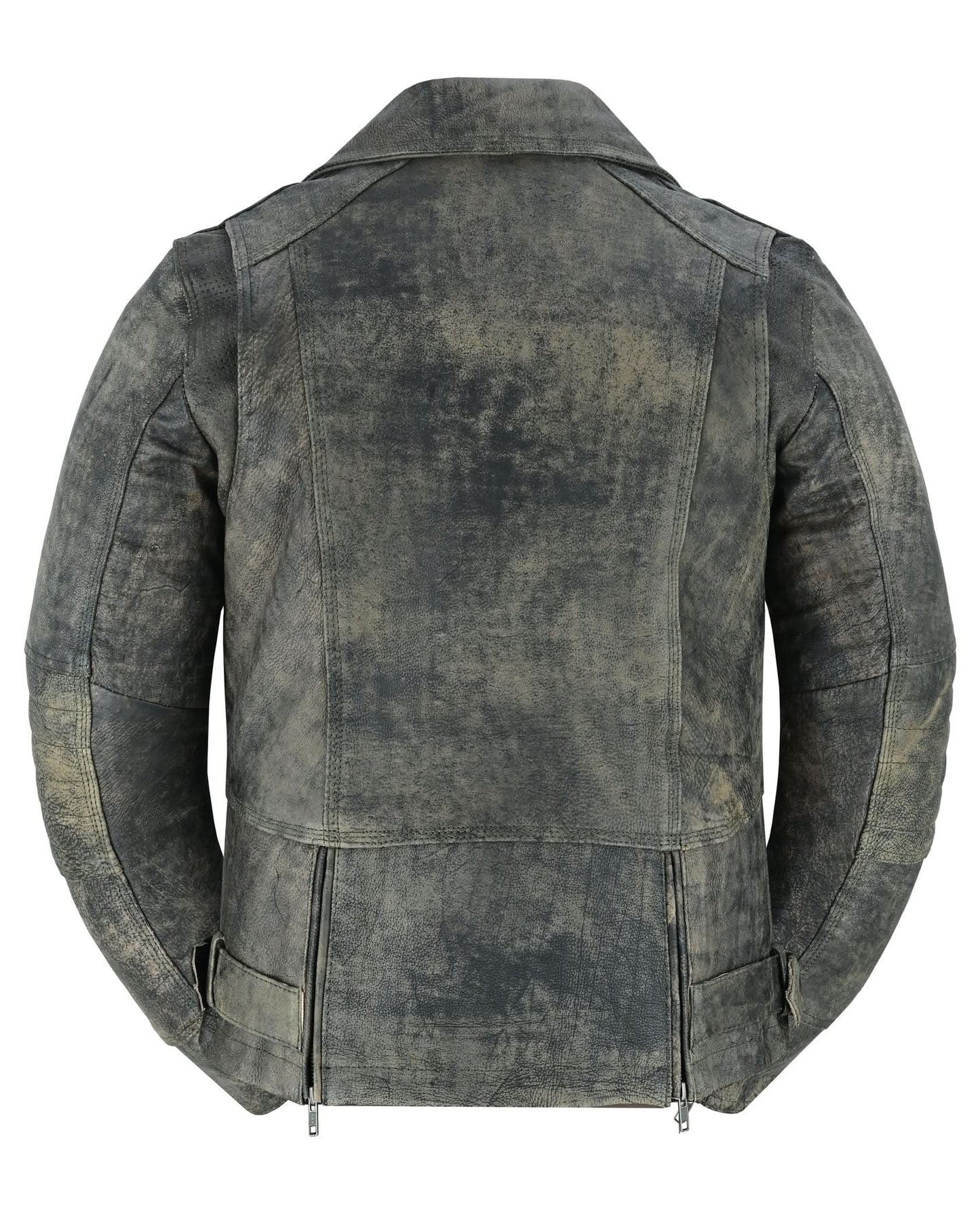 Women's Brown Women's Leather Motorcycle Riding Jacket- Shen Antique