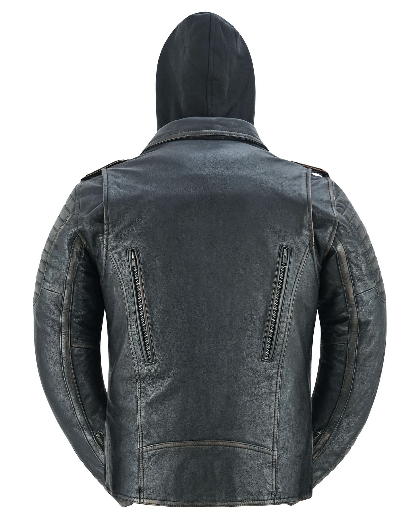 Women's Leather Motorcycle Riding Jacket – Olive "Evergreen"
