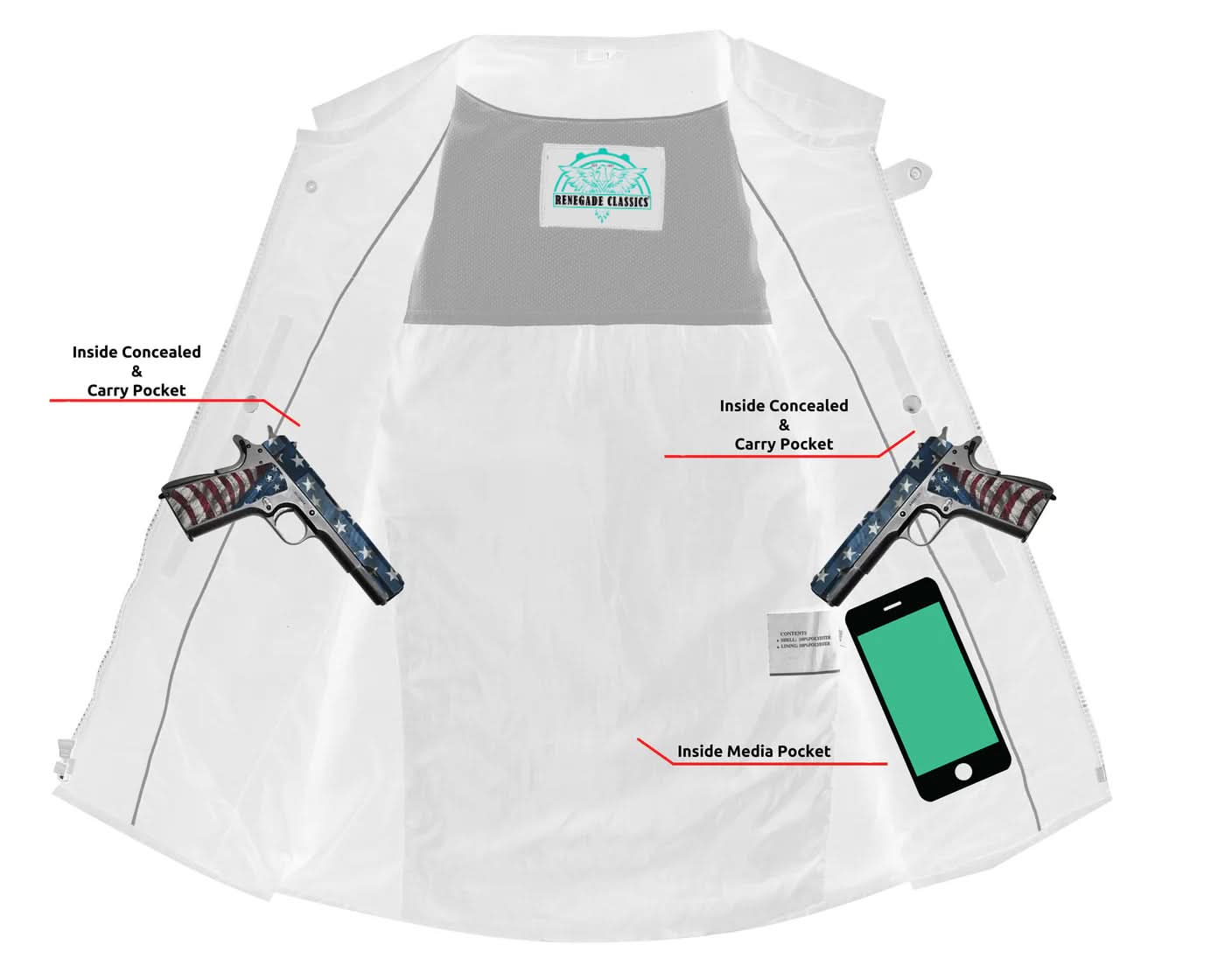 Men's SWAT style Textile Vest