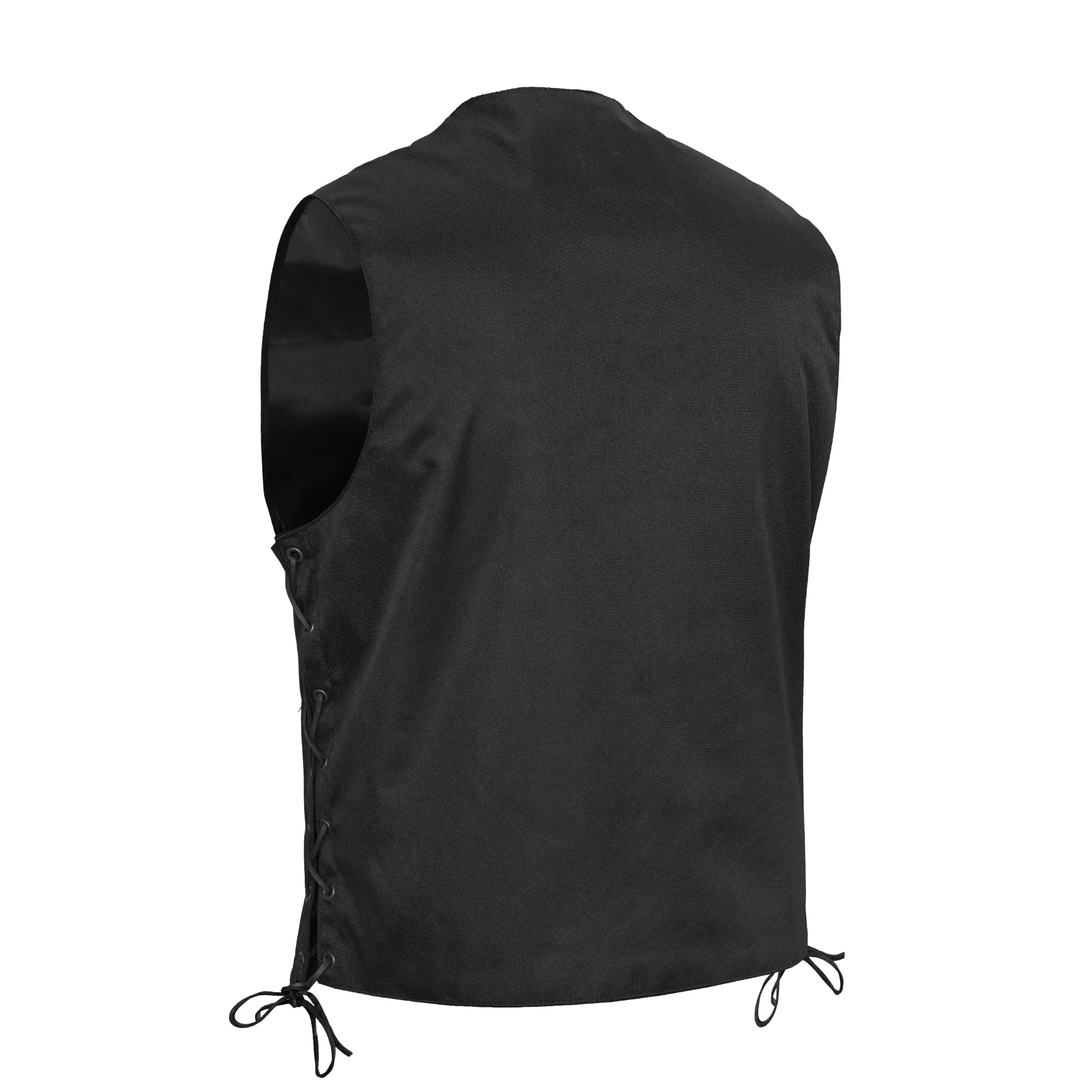 Men's Textile Ten Pocket Western Style Vest