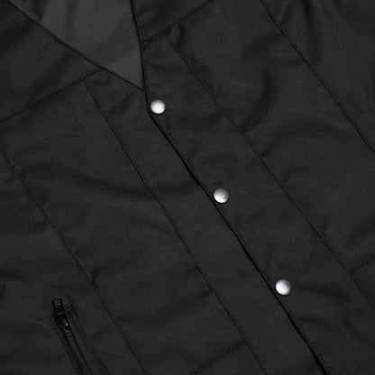 Men's Textile Ten Pocket Western Style Vest