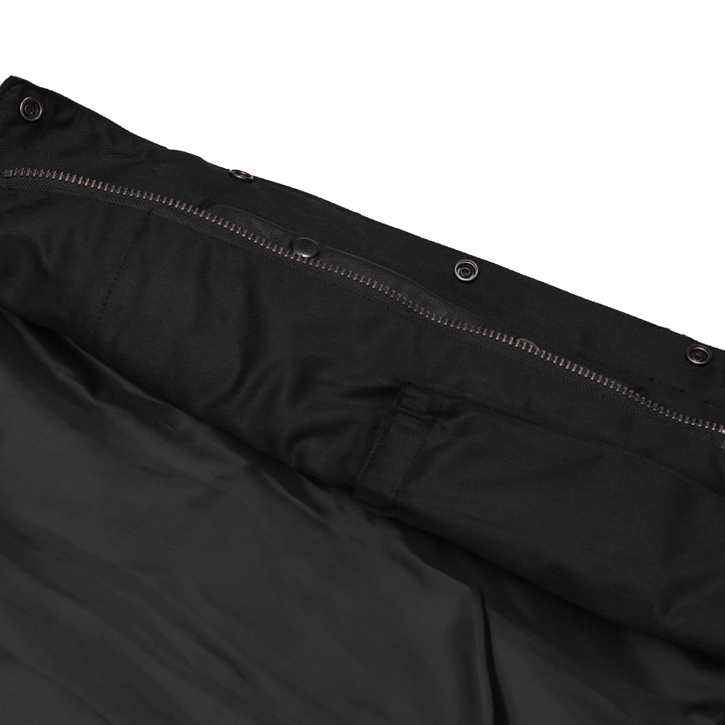 Men's Black Leather Motorcycle Vest with Removable Hood