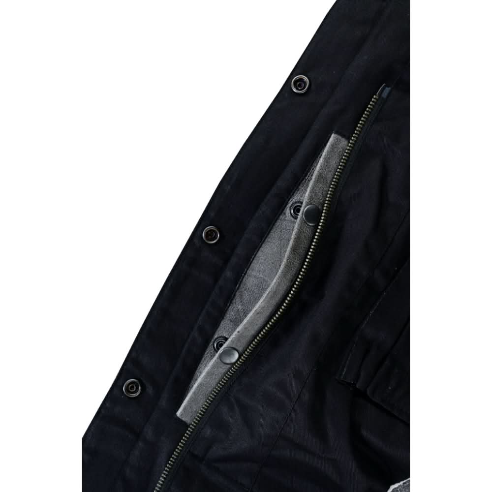 Men's Club Style in Distressed Gray Cowhide Leather