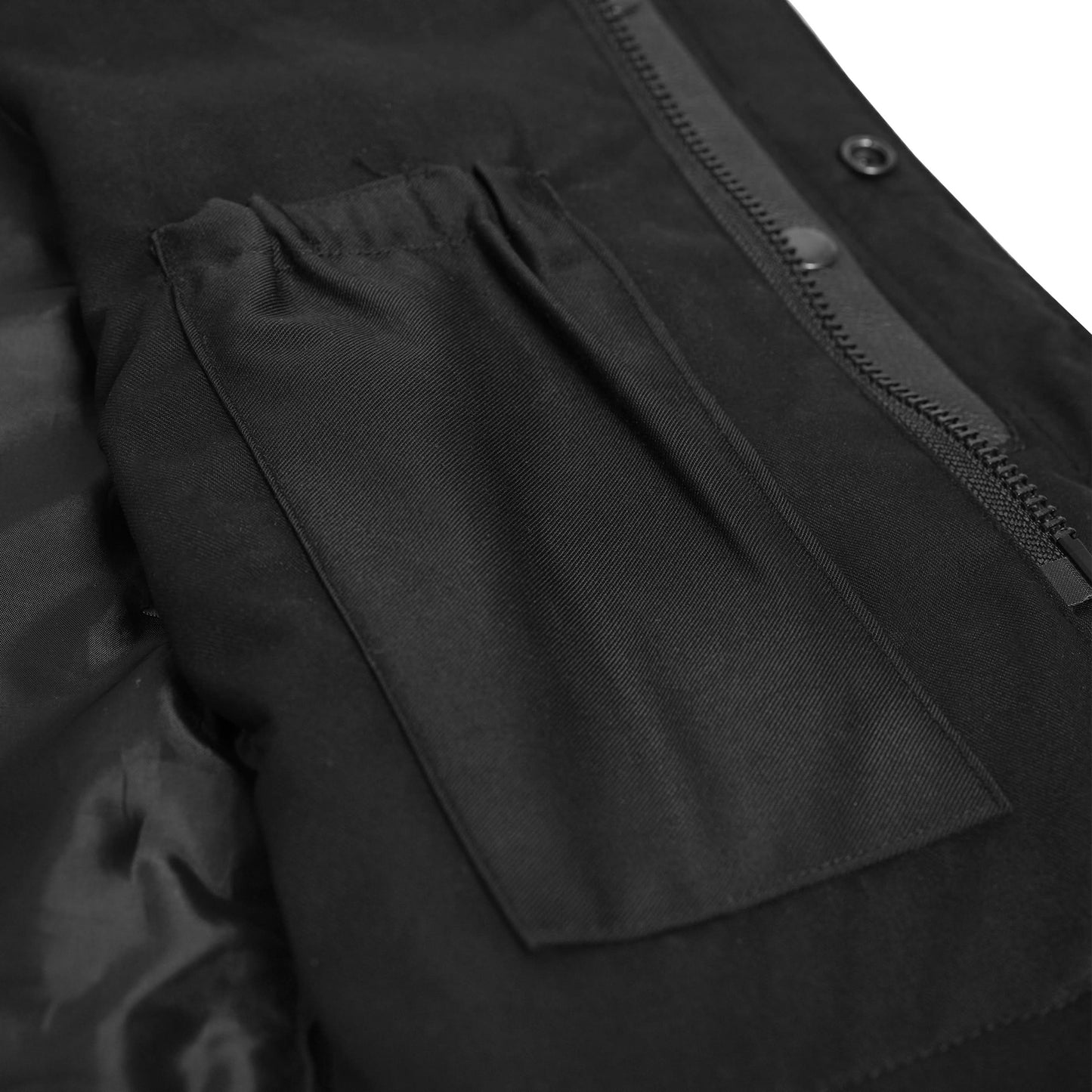 Men's "Black Horse" Club Style Leather Motorcycle Vest
