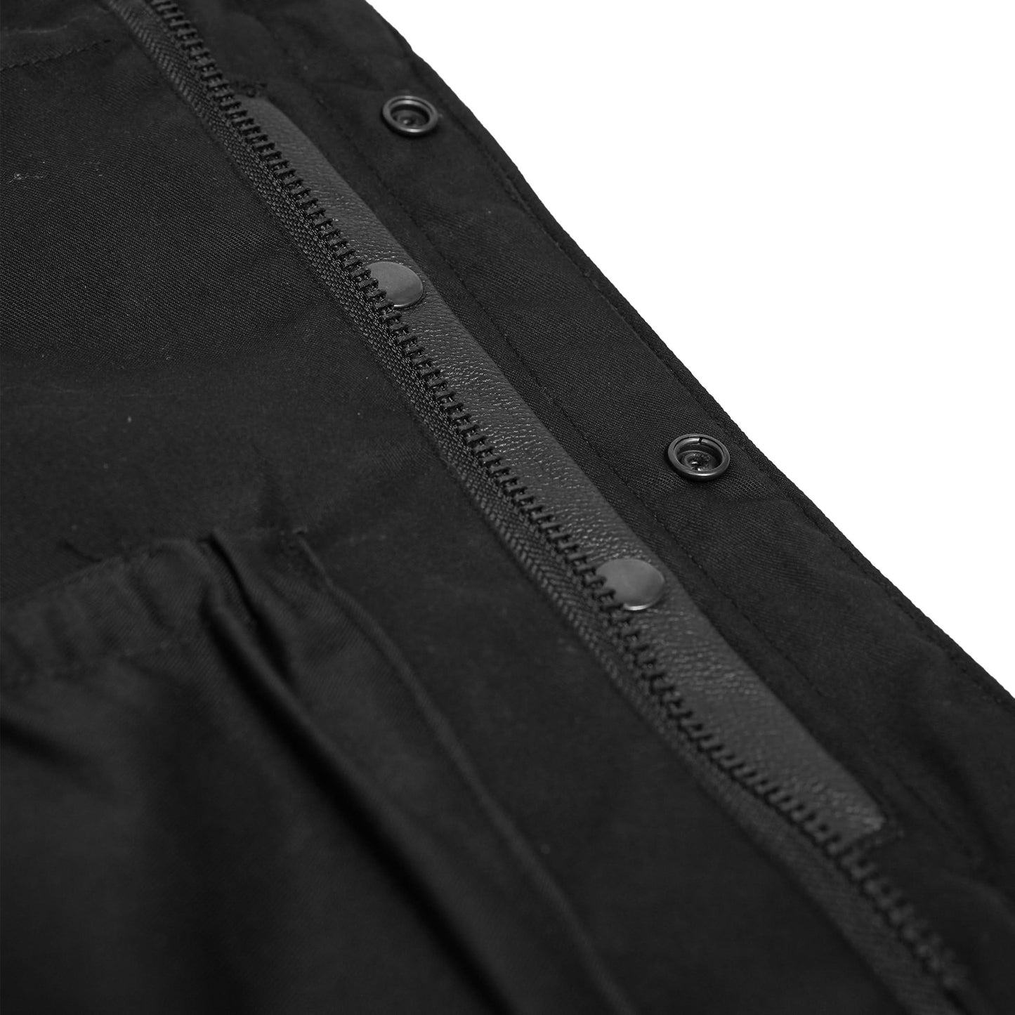 Men's "Black Horse" Club Style Leather Motorcycle Vest