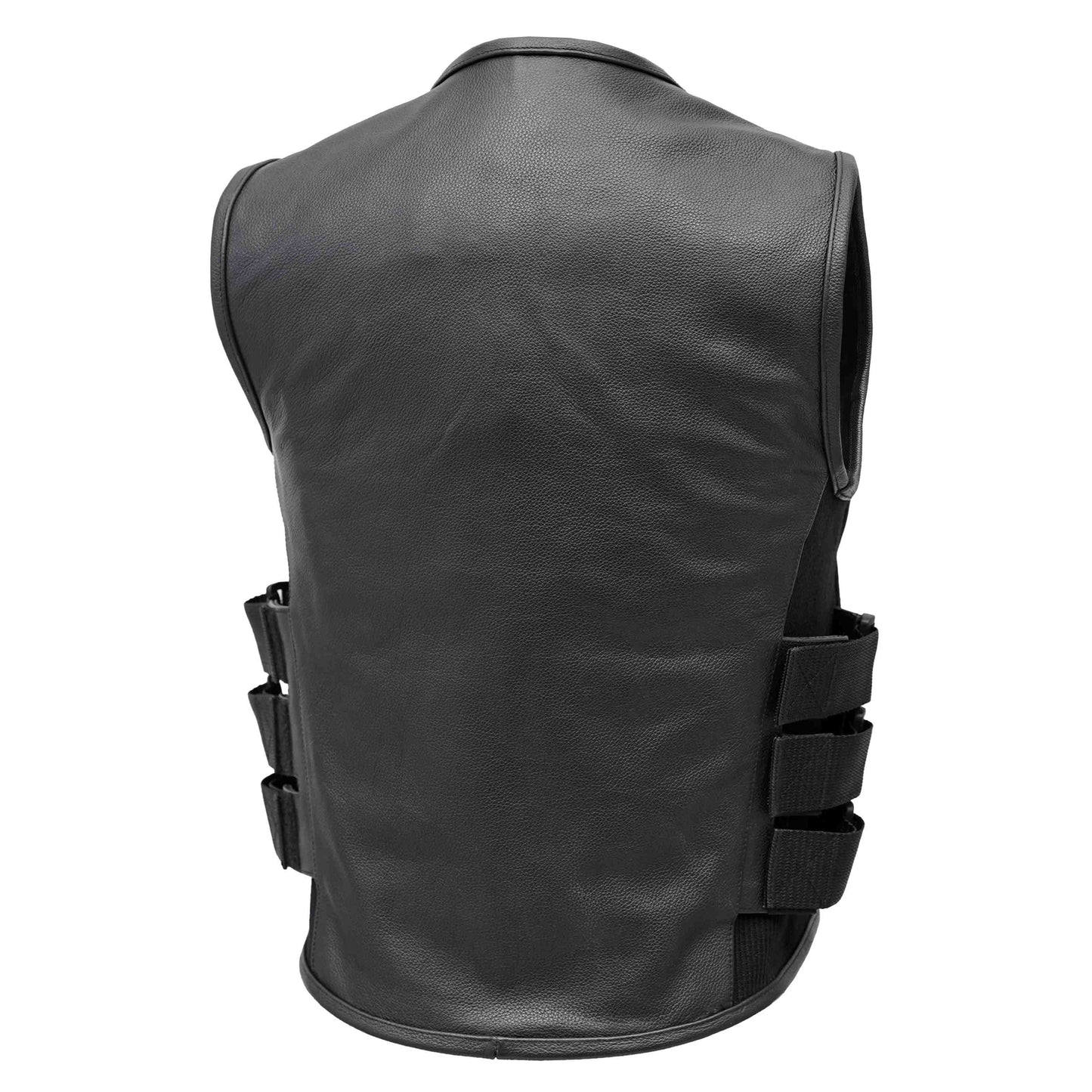 Women's Premium Leather SWAT Team Style Vest