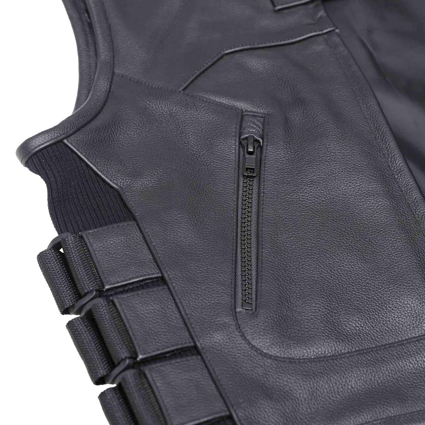 Women's Premium Leather SWAT Team Style Vest