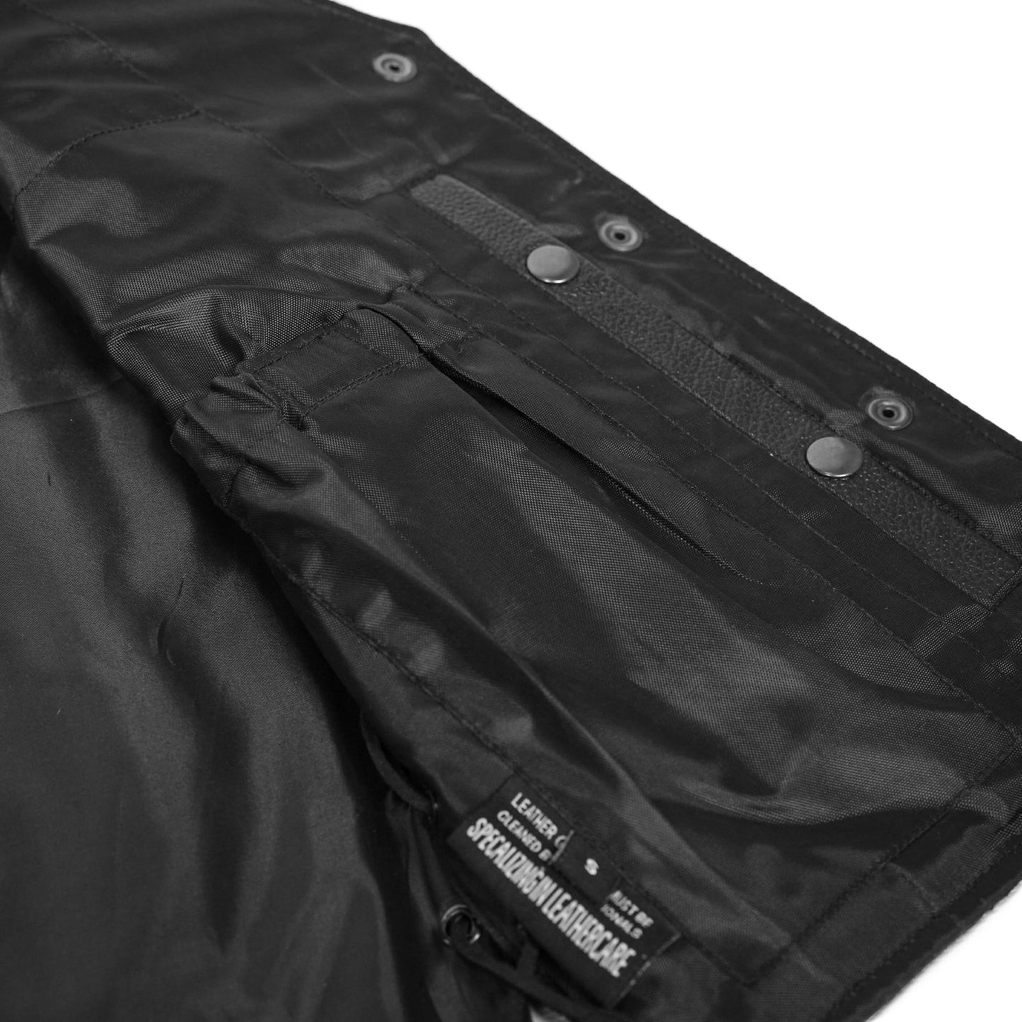 Women's Single Panel Leather Vest