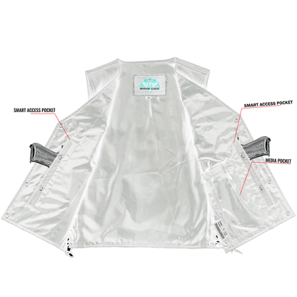Women's Single Panel Leather Vest