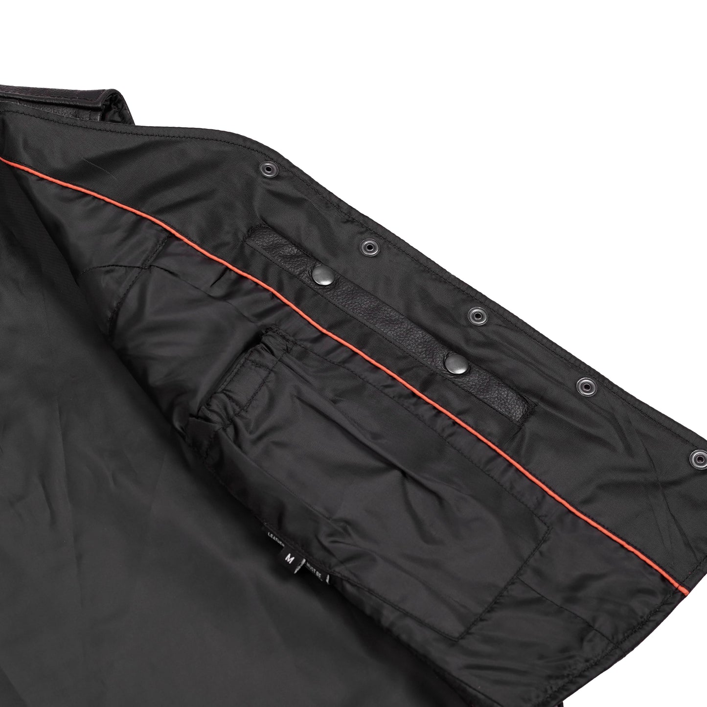 Women's leather motorcycle vest "Clara"