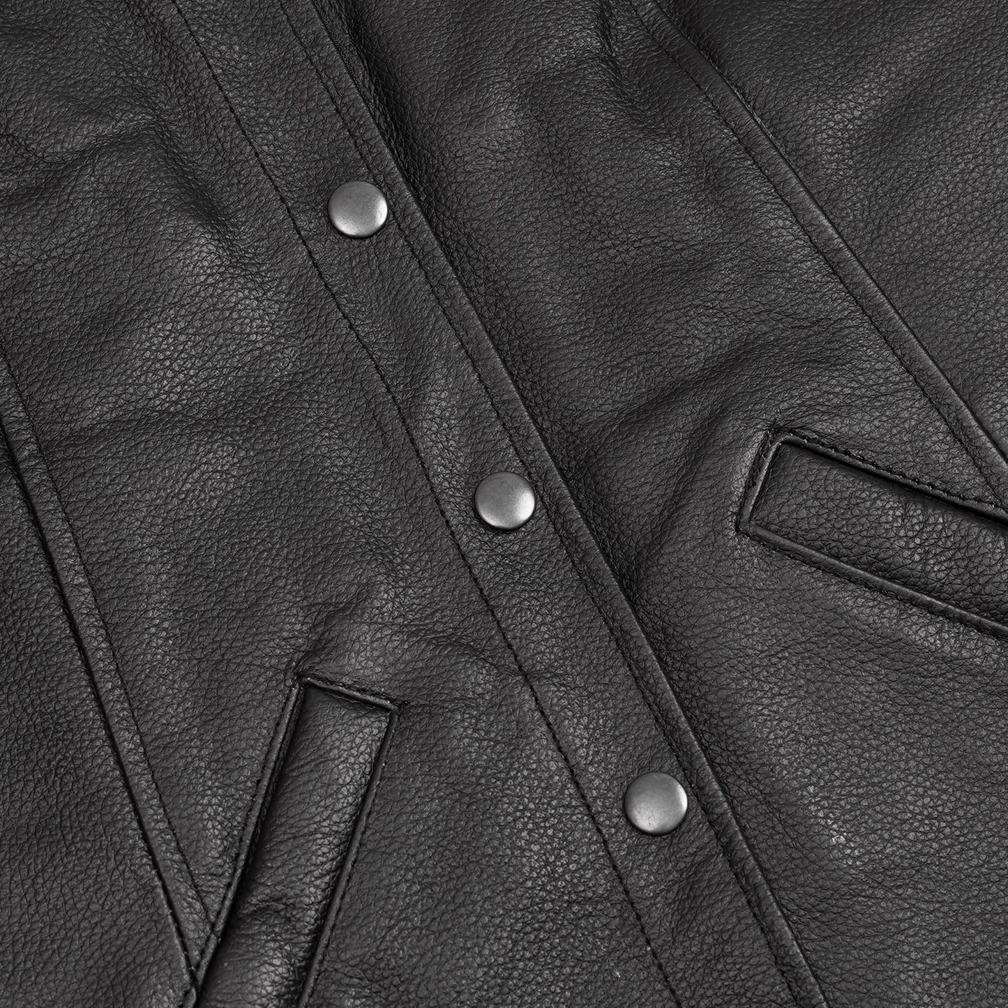 Women's leather motorcycle vest "Clara"
