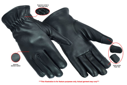 Men's Unlined Deerskin Gloves