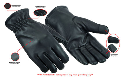 Men's Deerskin Waterproof Thermal Lined Glove