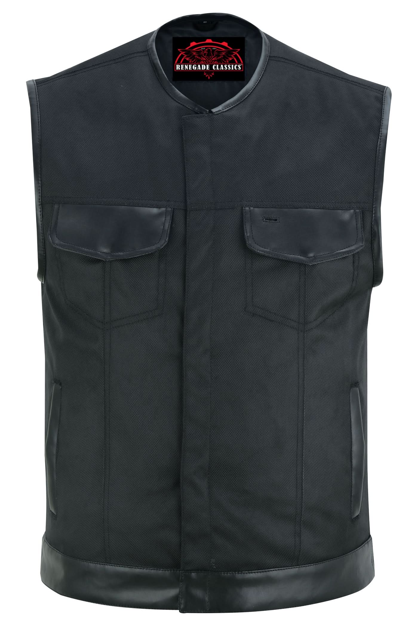 Canvas club style vest, without Collar