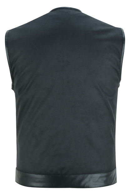 Canvas club style vest, without Collar