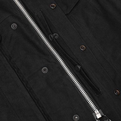 Men's Modern Utility Club Style Canvas Vest