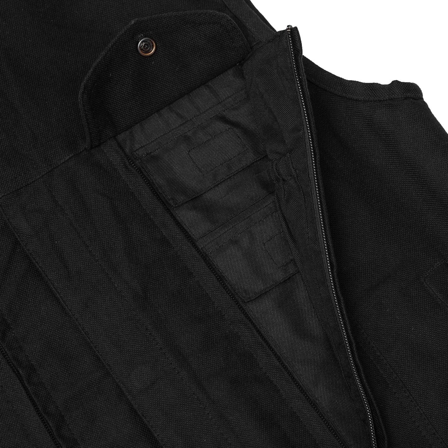 Men's Modern Utility Club Style Canvas Vest
