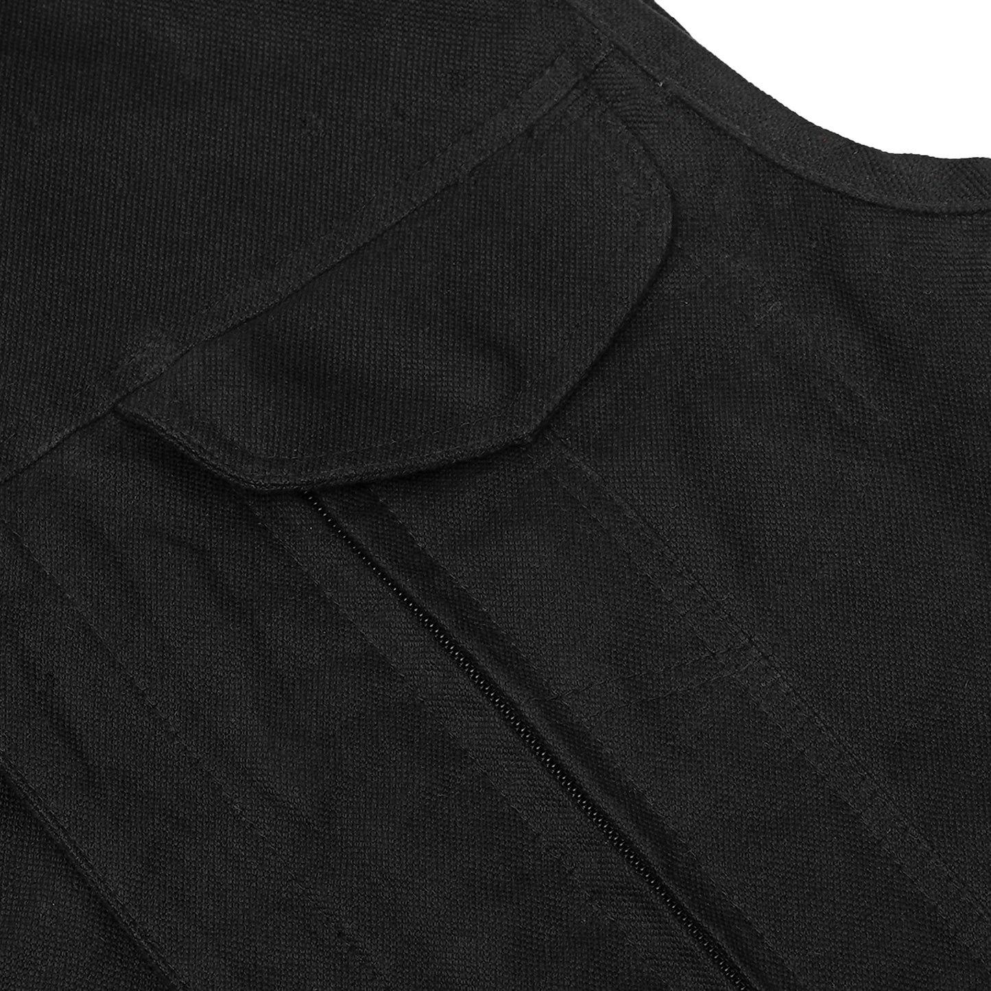 Men's Modern Utility Club Style Canvas Vest