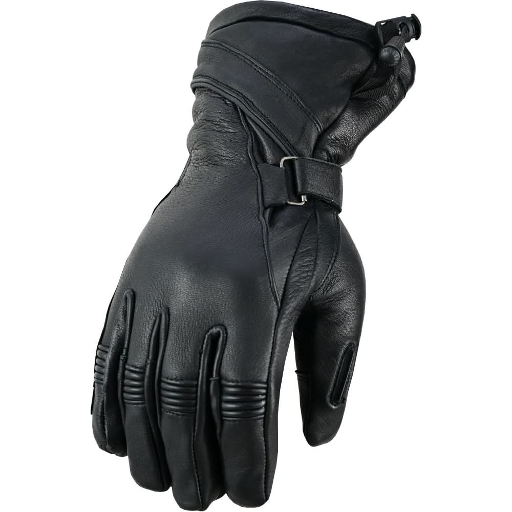 Men's "Avenger" Leather Gauntlet Gloves